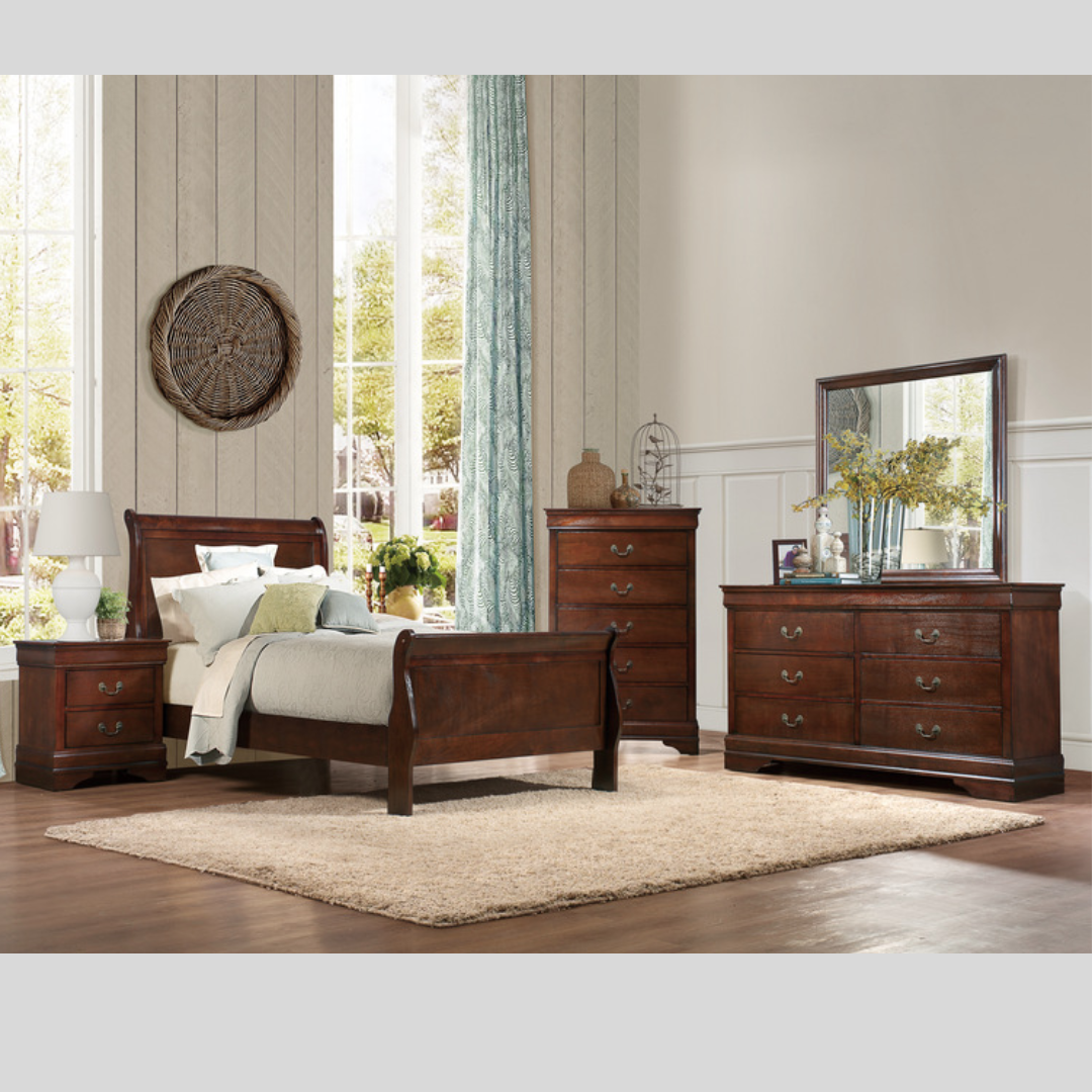 Wooden Affordable Queen Size Bedset