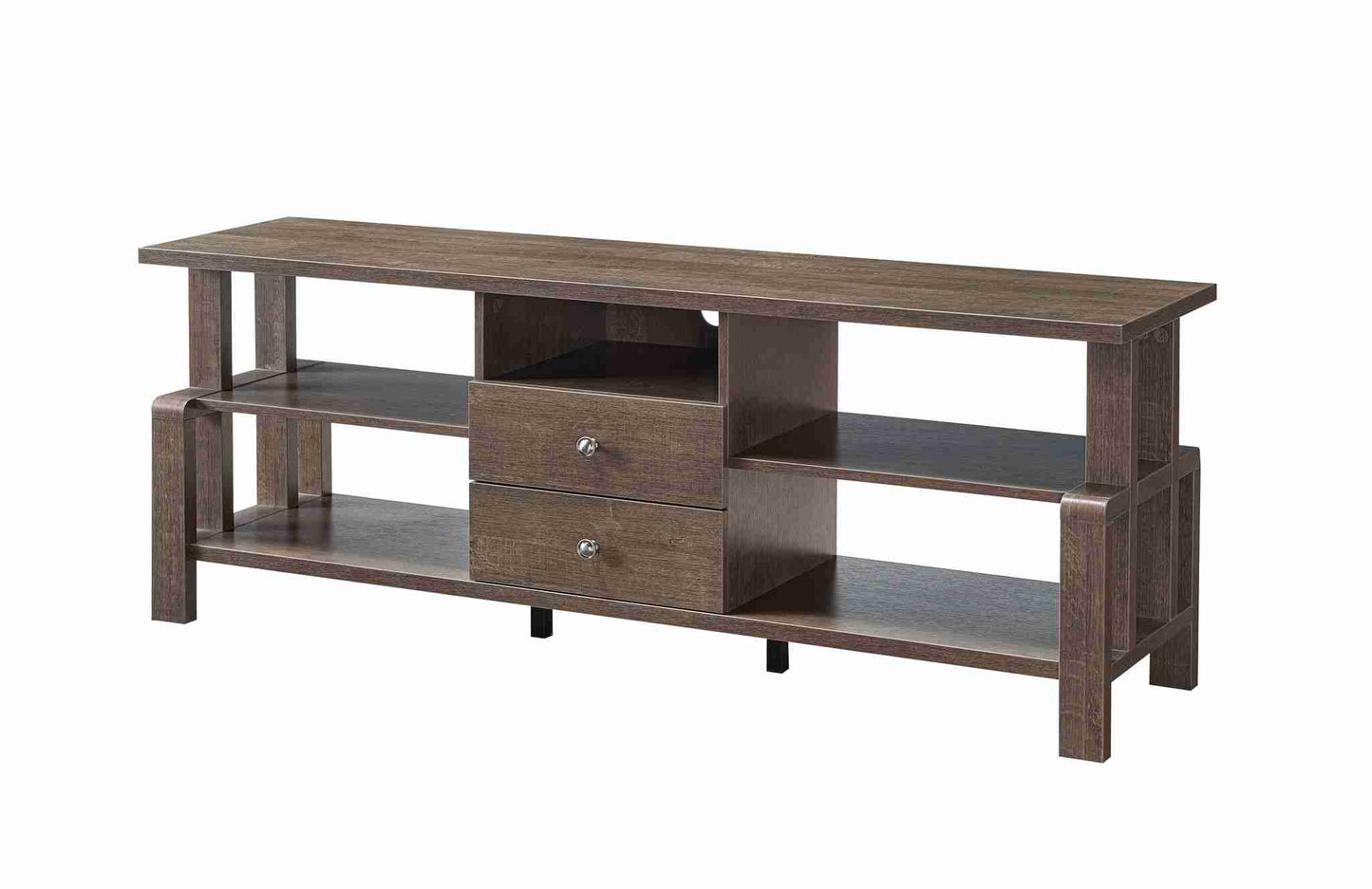 60 Inch TV Stand in Walnut Oak