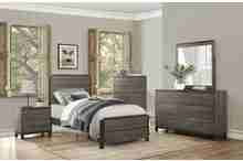 Contemporary Style Wooden Bedset