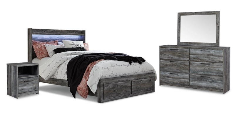 Baystorm Bedroom Set with Storage Drawers