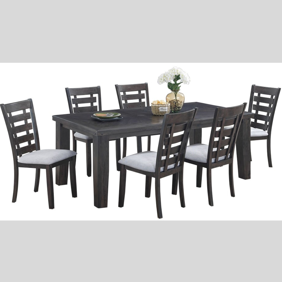 Extendable Wooden Dining Set - Bailey