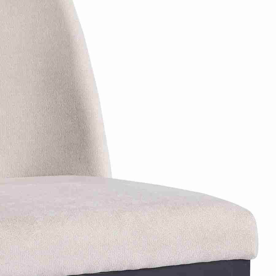 Beige and Black 26" Counter Stool