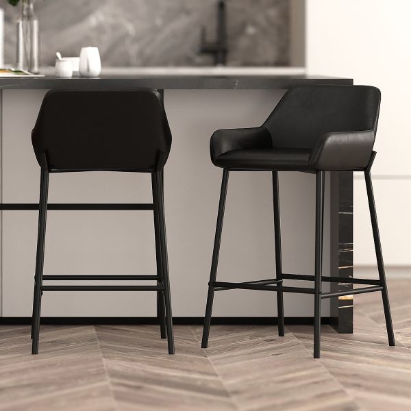 Designer Counter Stool in Bucket Style