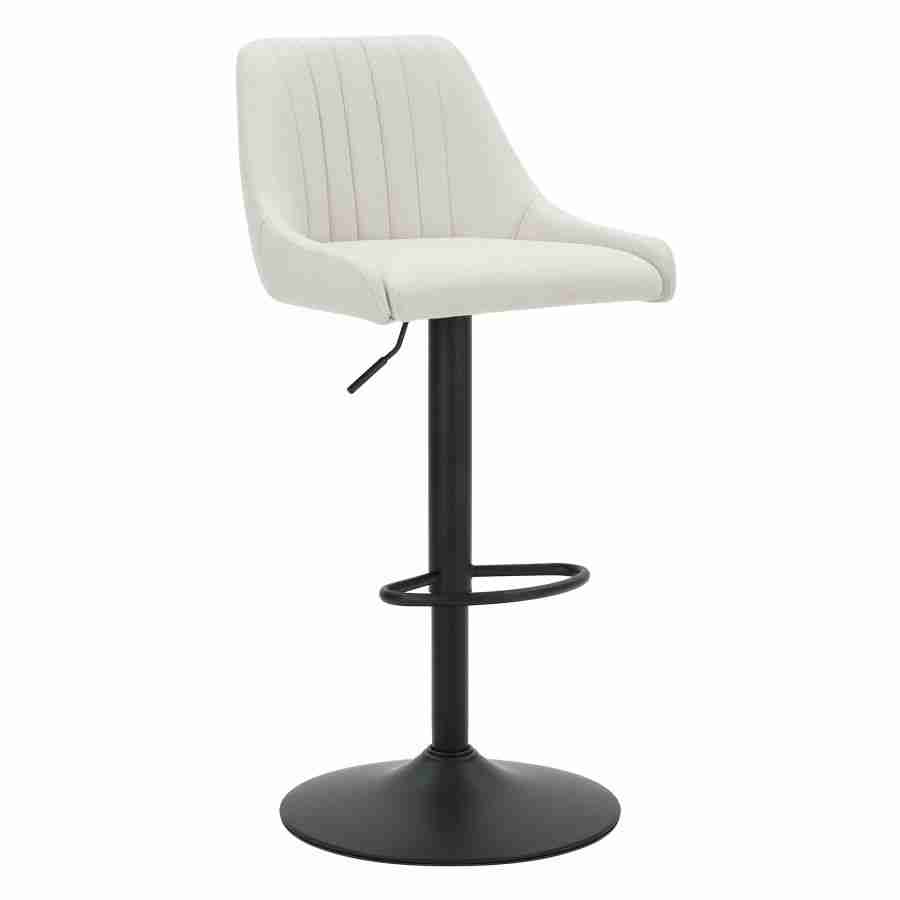 Swivel Bar Stool in Fabric Upholstery