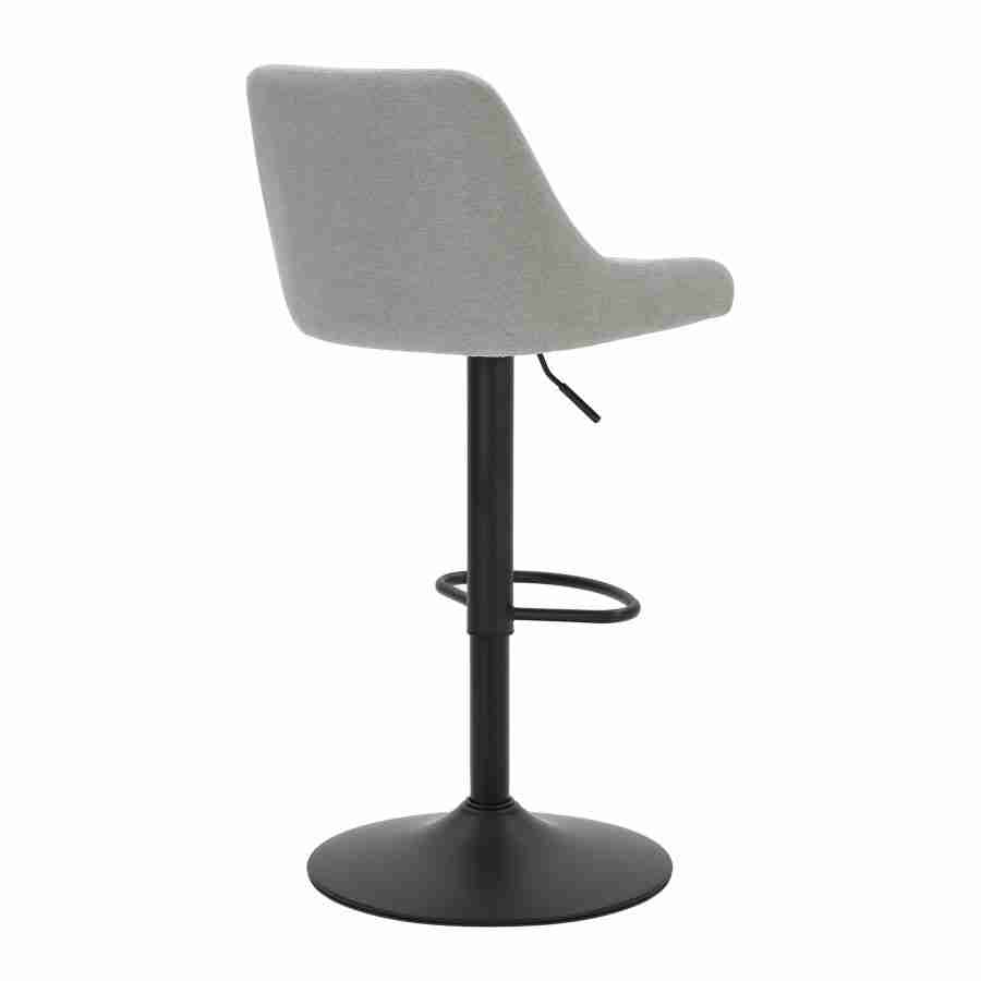 Swivel Bar Stool in Fabric Upholstery