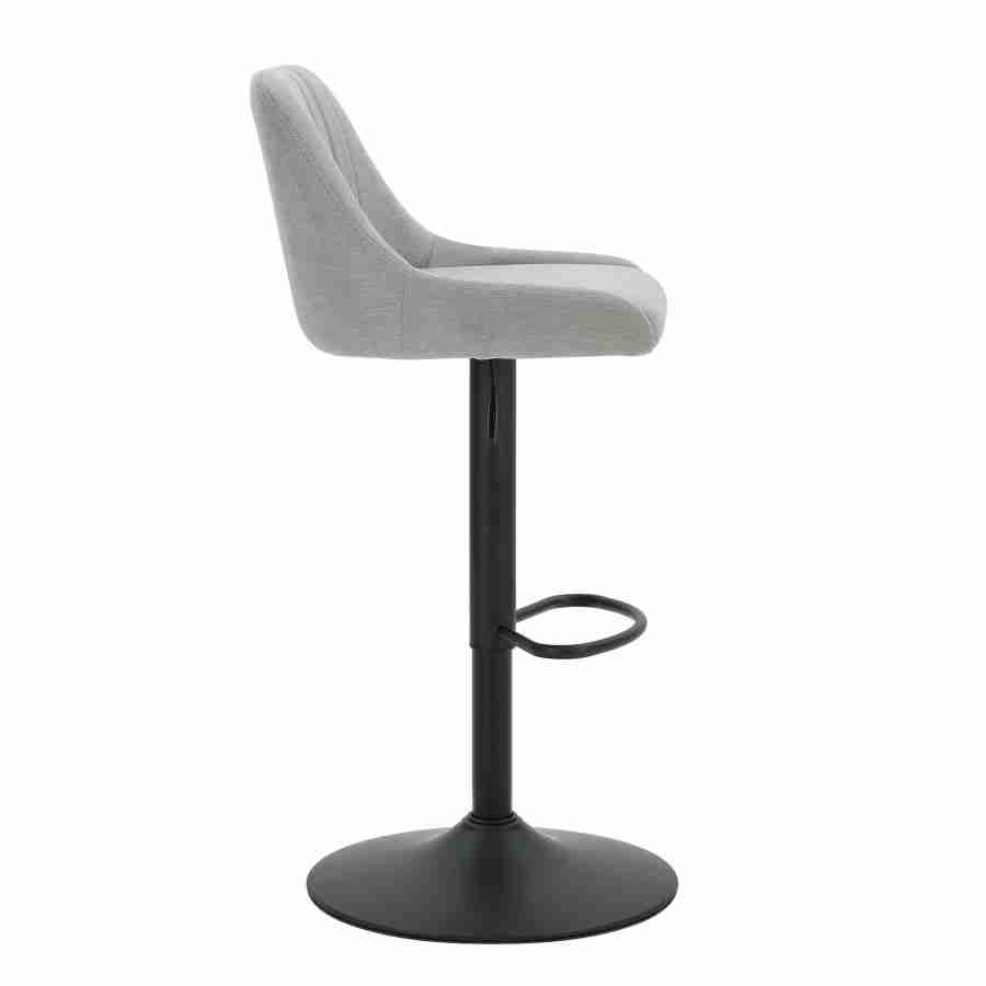 Swivel Bar Stool in Fabric Upholstery