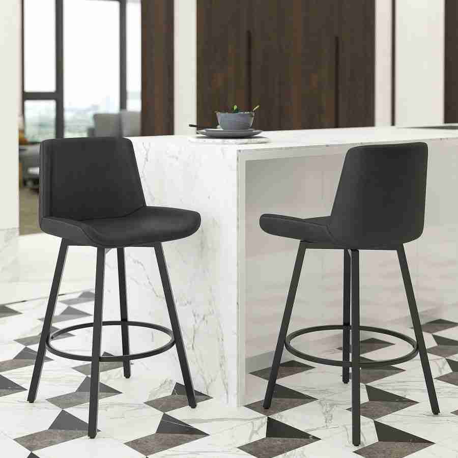 26 Inches Counter Stool in Leather