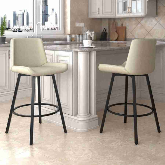 26 Inches Counter Stool in Leather