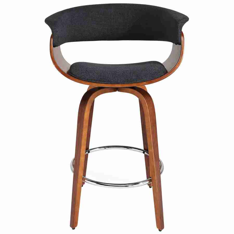 Wooden Counter Stool with Footrest