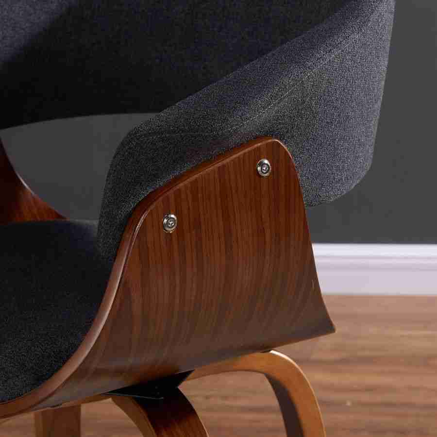 Wooden Counter Stool with Footrest