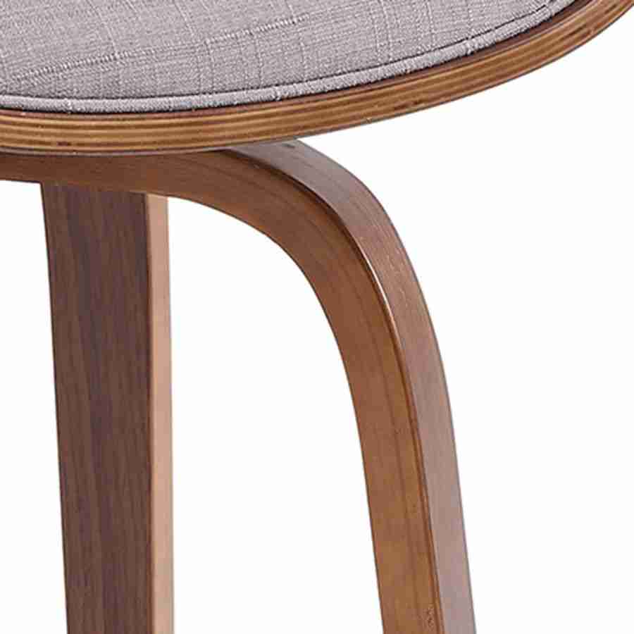 Wooden Counter Stool with Footrest