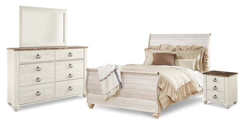 Willowton Wooden Bedroom Set