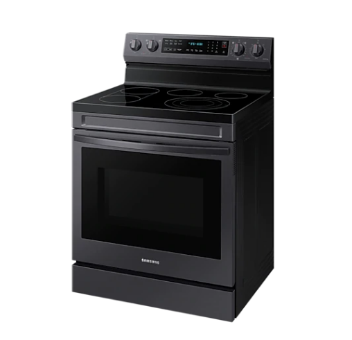 6.3 cu. ft. Capacity Black Gas Range NE63A6711SG