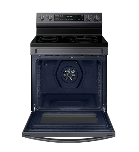 6.3 cu. ft. Capacity Black Gas Range NE63A6711SG