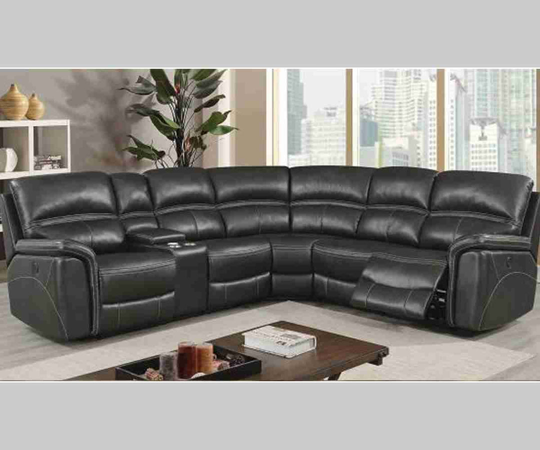 Leather Recliner Sectional - Lousiana