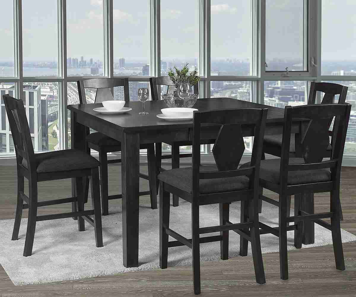 Wooden Counter Height 7pc Dining Set - Sasha