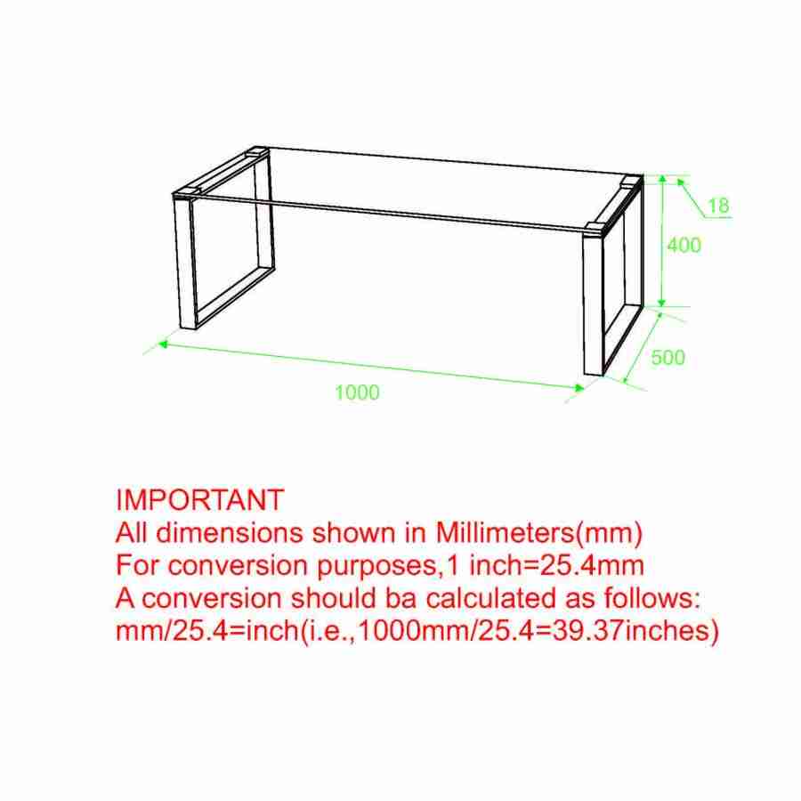 Tempered Glass Occasional Table