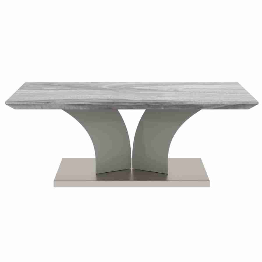 Grey Marble Look Coffee Table