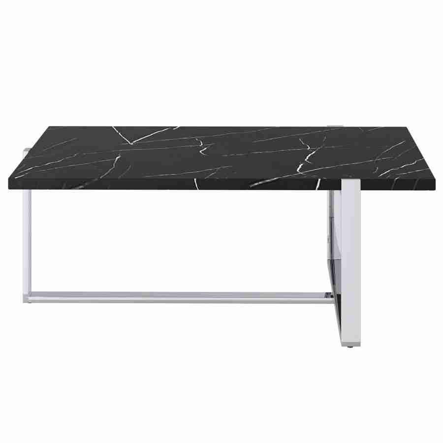 Marble Look Rectangular Center Table