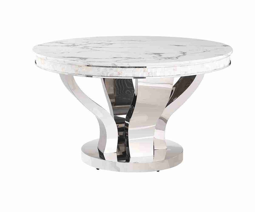 Round Marble Dining Table Only