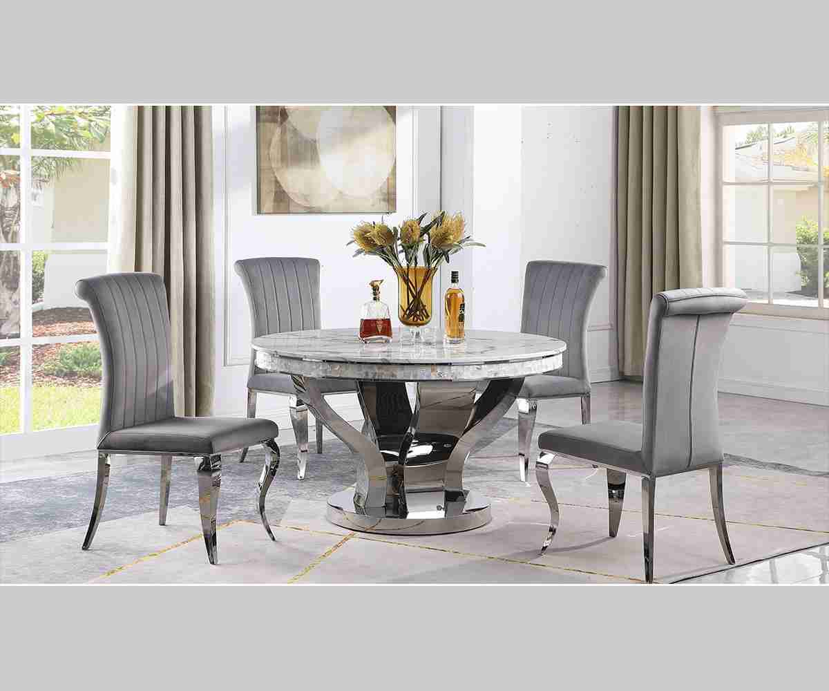 Round Marble Dining Table Only