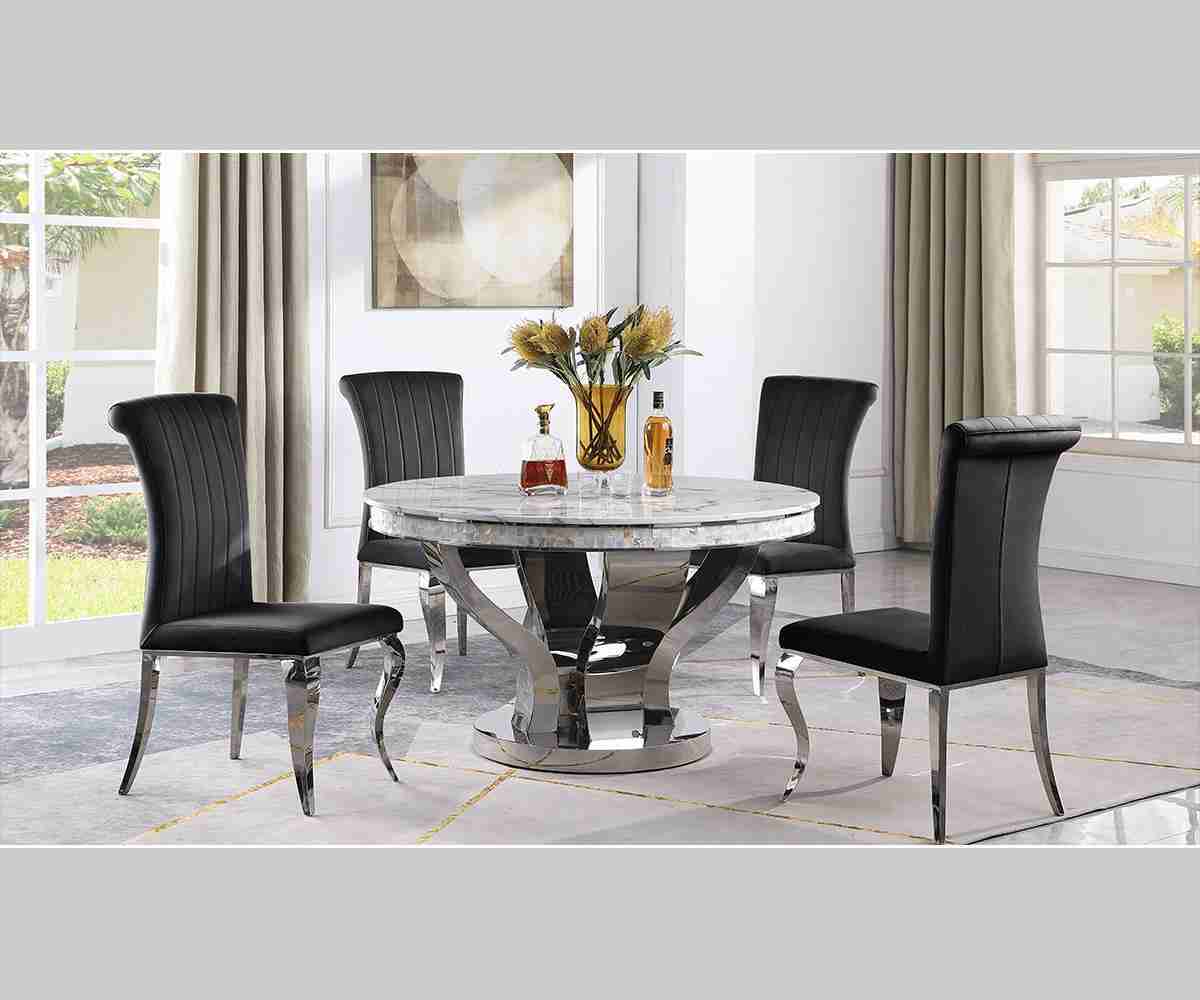 Round Marble Dining Table Only