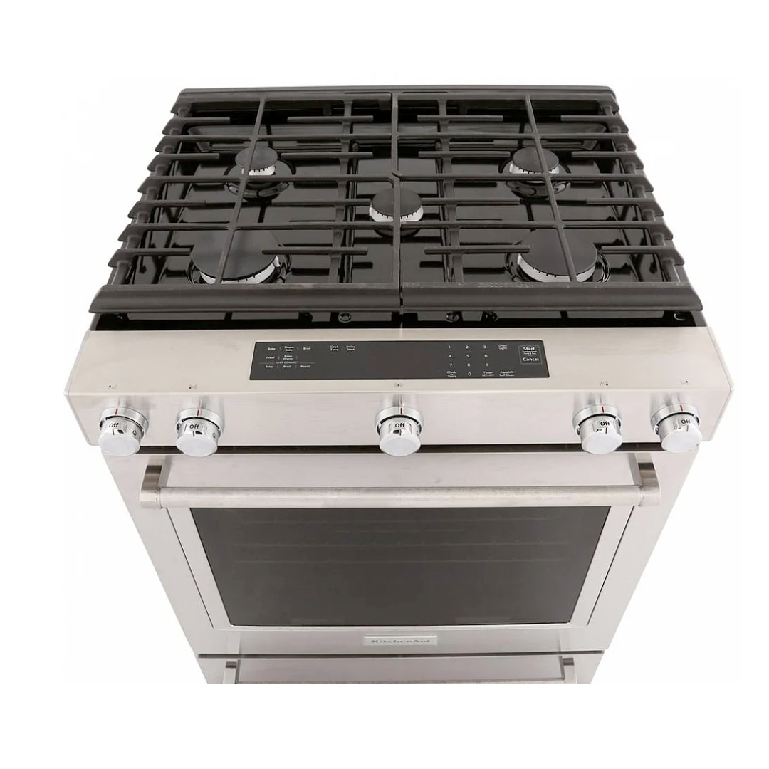 Kitchen Aid Gas Range 30" Exterior Width KSGG700ESS