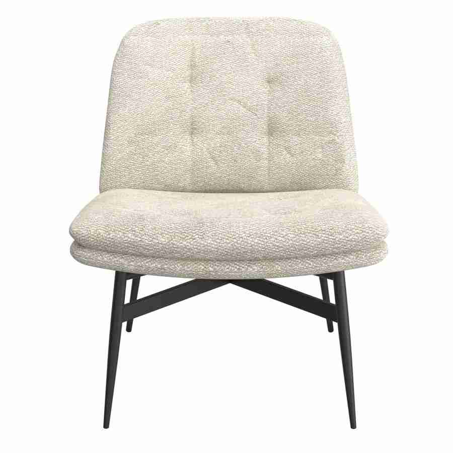 Accent Chair In Beige Fabric