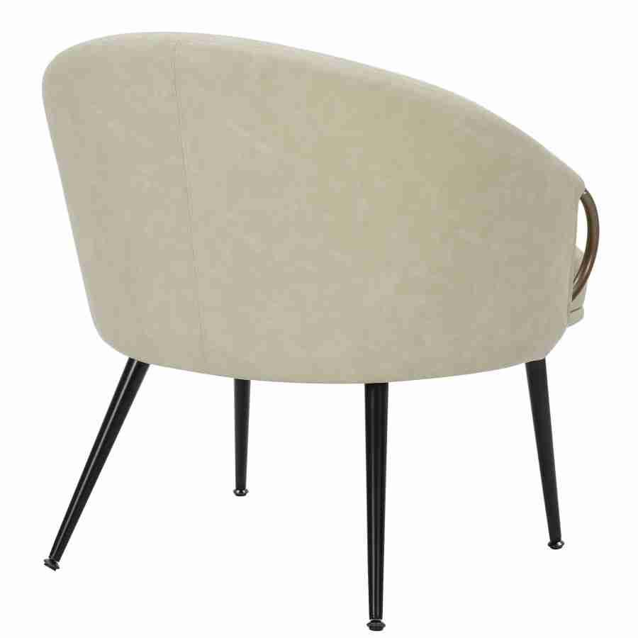 Accent Chair in Faux Leather- Available In 2 Colors