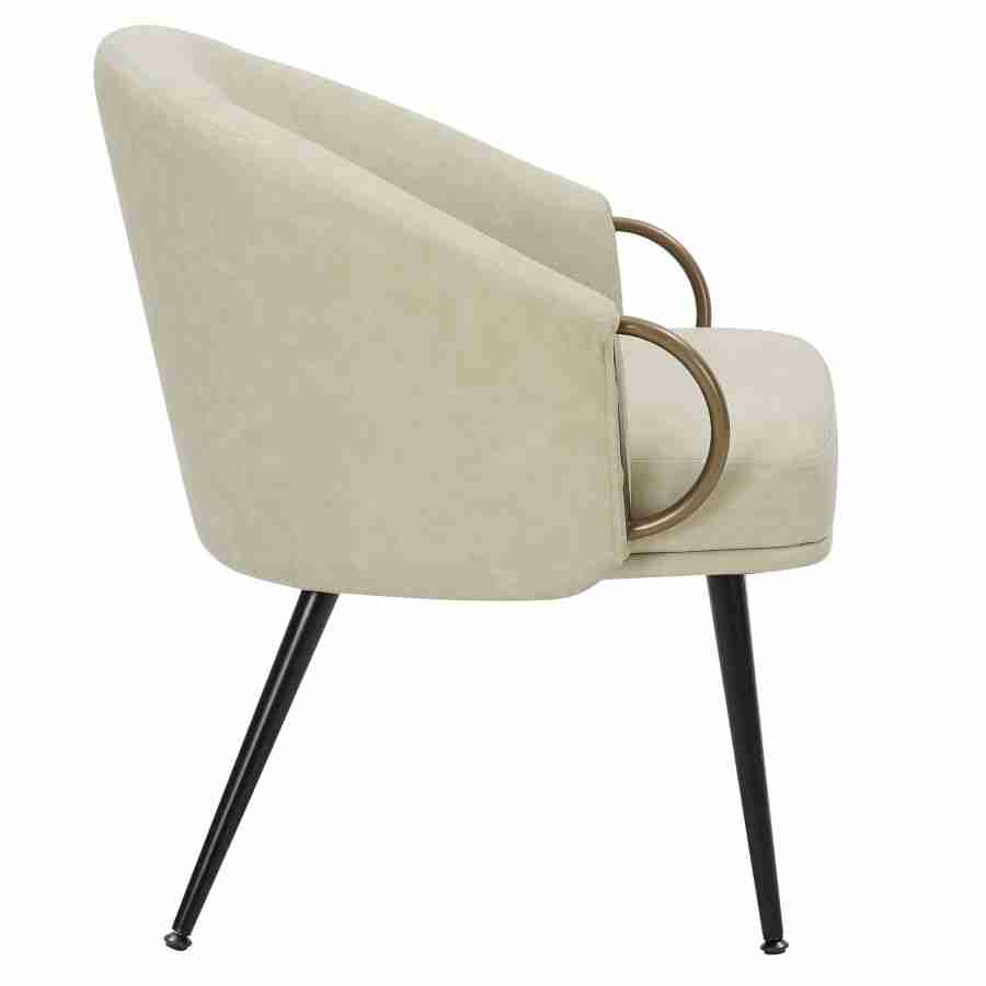 Accent Chair in Faux Leather- Available In 2 Colors