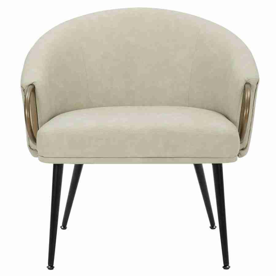 Accent Chair in Faux Leather- Available In 2 Colors