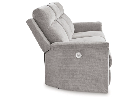 Barnsana Grey Power Reclining Sofa-Toronto