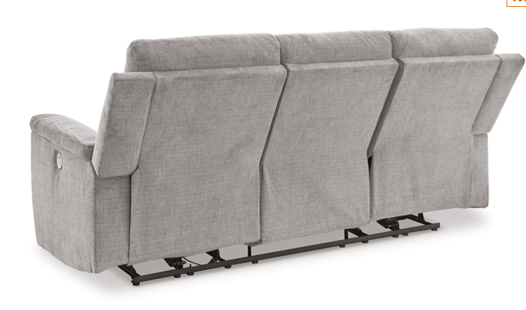 Barnsana Grey Power Reclining Sofa-Toronto