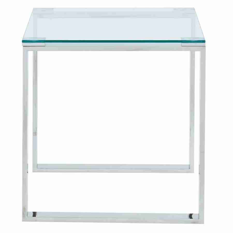 Zevon Accent Table in Silver