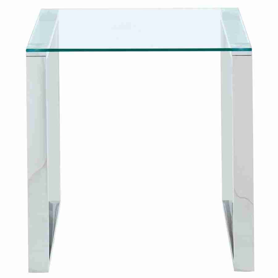 Zevon Accent Table in Silver