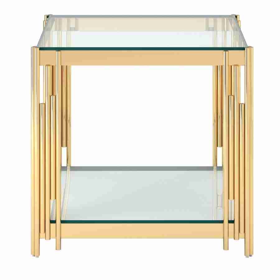 Estrel Large Accent Table in Gold