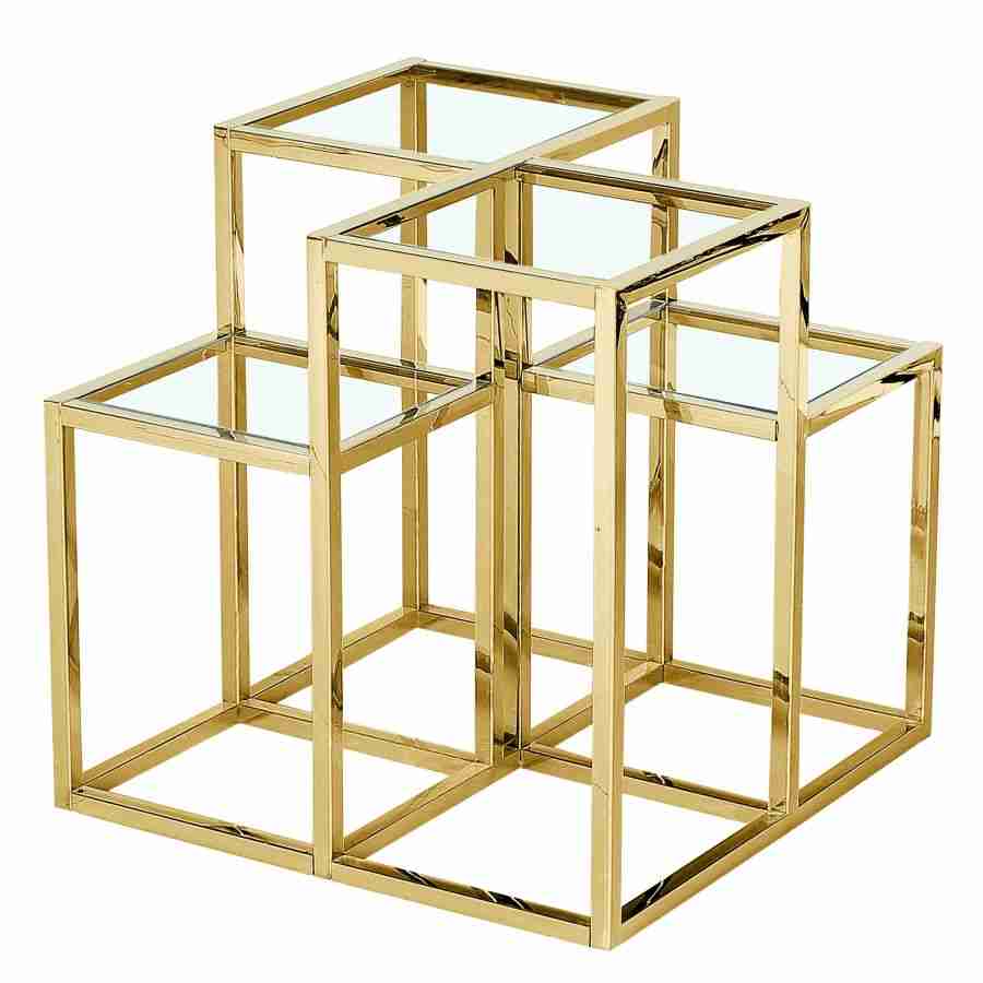 Casini Accent Table in Gold