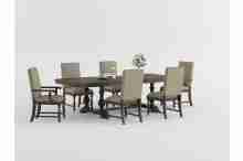 Wooden Two Tone 7PC Finish Dining Furniture Set