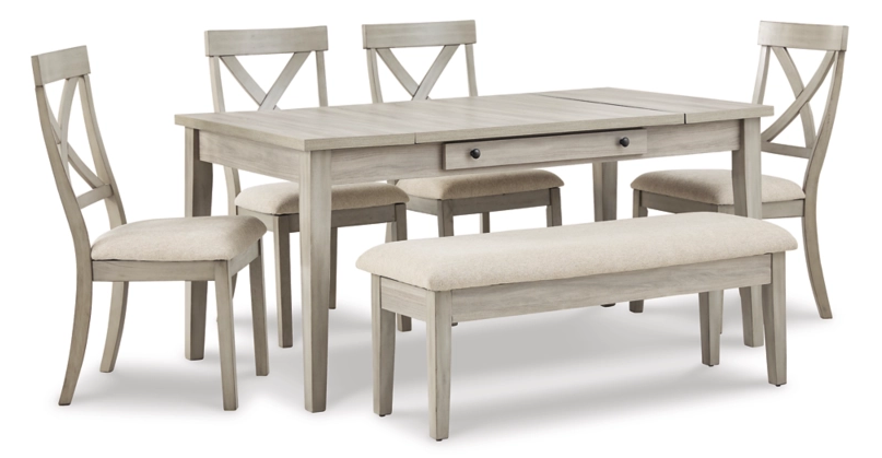 Storage Wooden Dining Set - Parellen