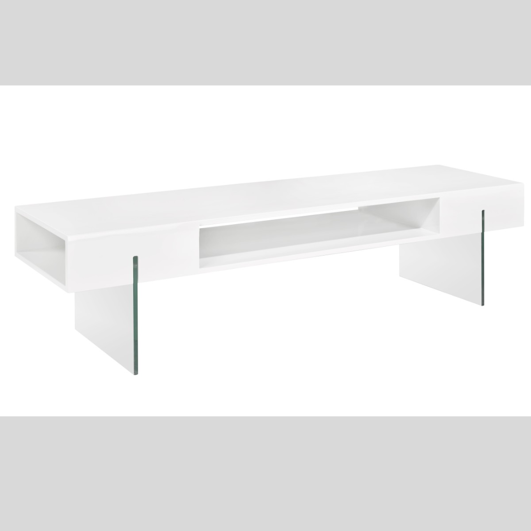 Glossy White TV Stand