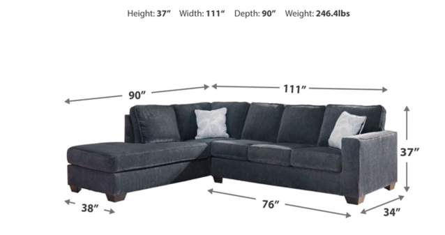 Altari 2PC Mississauga Sectional sale with Chaise