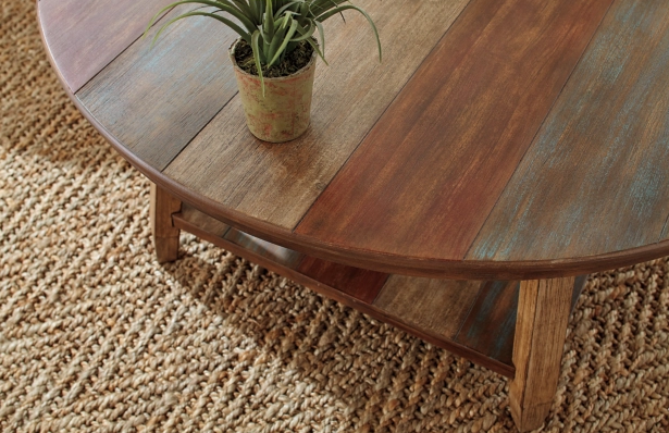 Wooden Coffee Table Multi Color