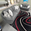 Grey Sofa and Loveseat Set (Floor Model)