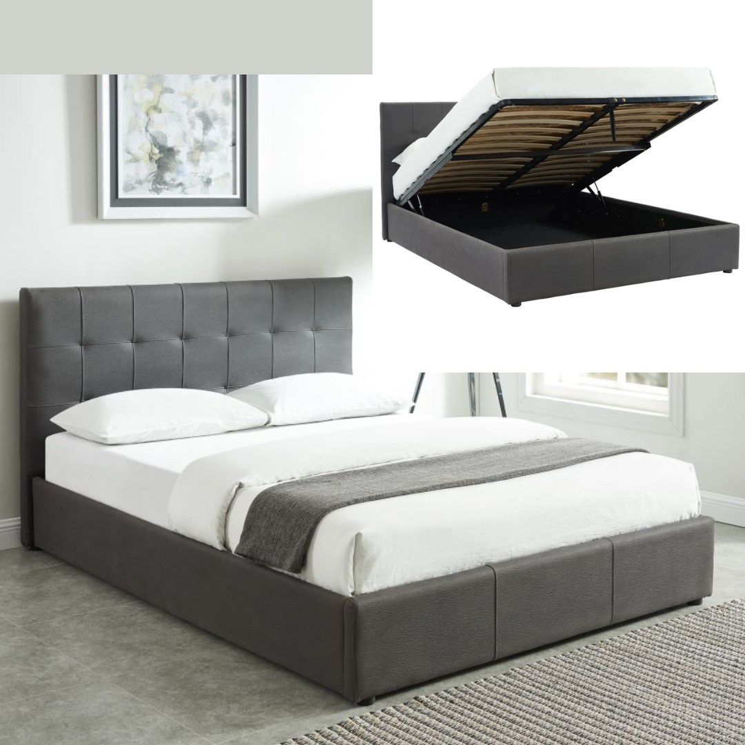 Hydraulic Lift Storage Bed Queen