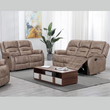 Brown Manual Recliner Set