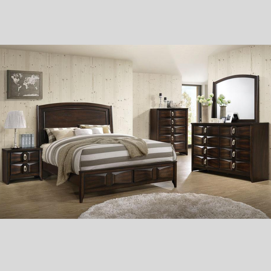 Wooden Bedroom Furniture in Queen Size - Oakley