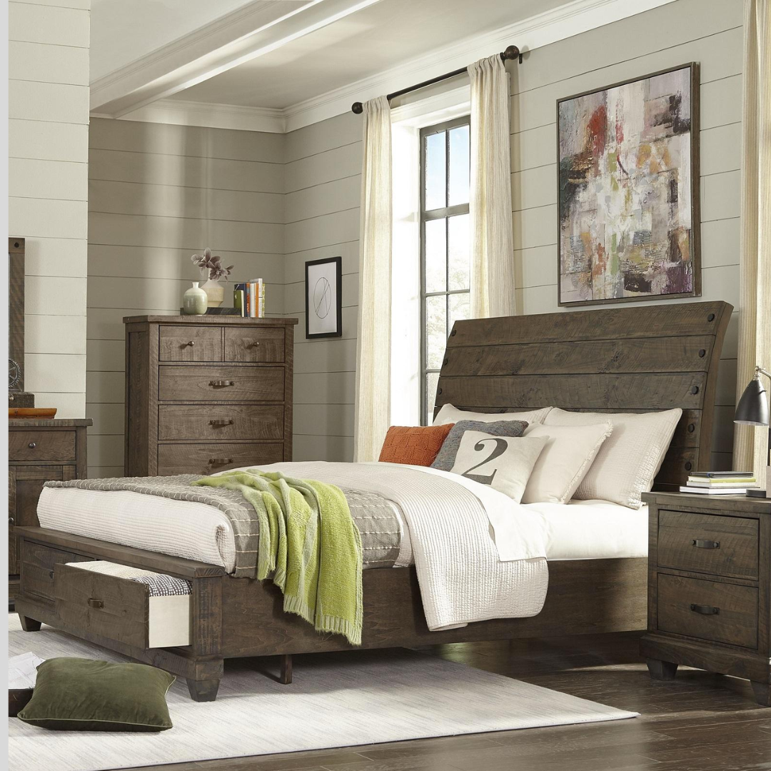 Wooden Queen Bedroom Set with Storage - Rylee