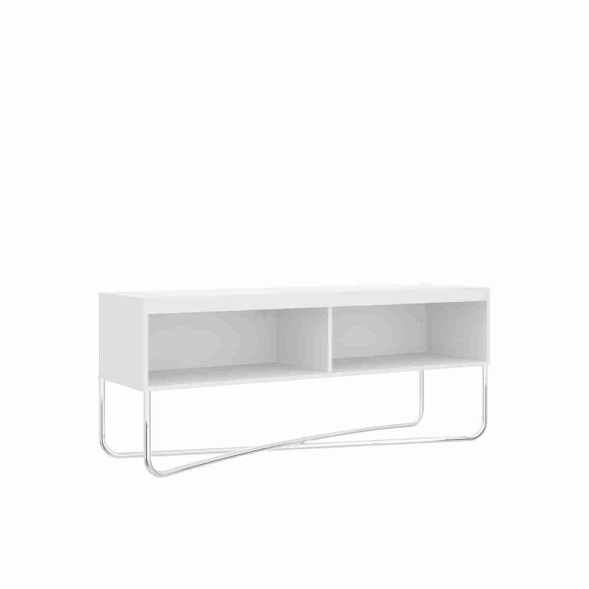 Elegant White TV Stand