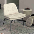 Accent Chair In Beige Fabric