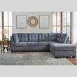 Ashley Fabric Grey Sectional-Marleton